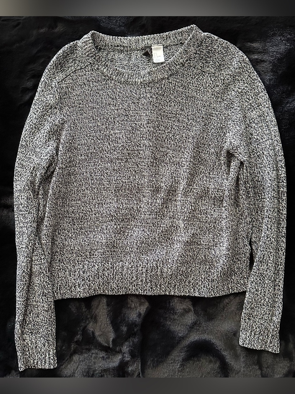 H&M Women's Marled Knit Crewneck Sweater